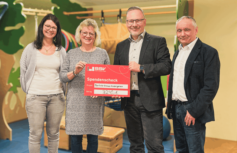 SSV-Kroschke unterstützt regionale Projekte mit Weihnachtsspende